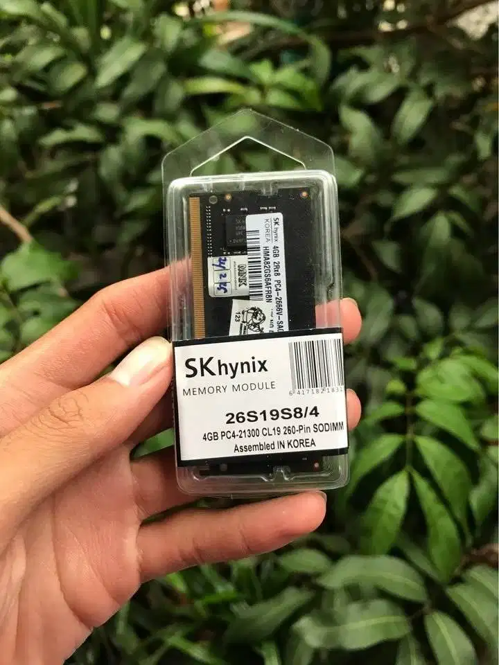 RAM SODDIM DDR4 DENGAN BEBERAPA KAPASITAS DAN MEREK NORMAL SIAP PAKAI