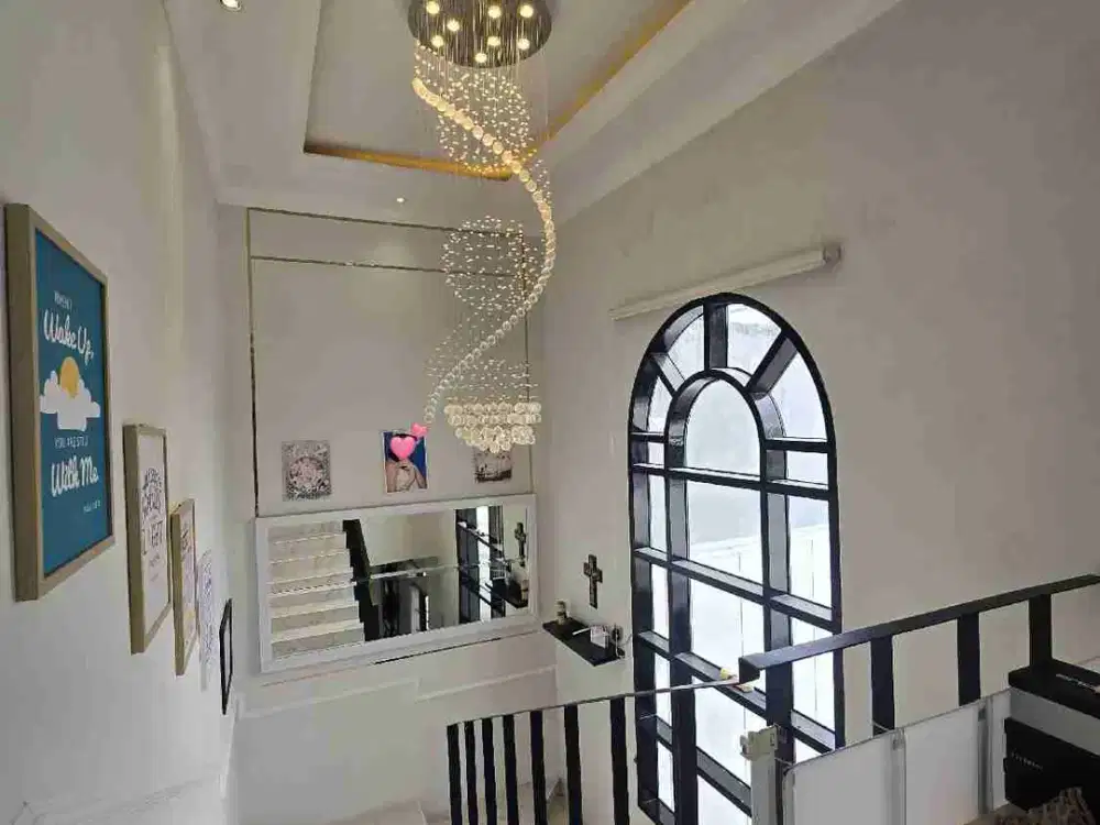 Rumah design American modern house dengan lebar muka 16m dan luas tanah 510 m dengan KT 6 dan 6 KM