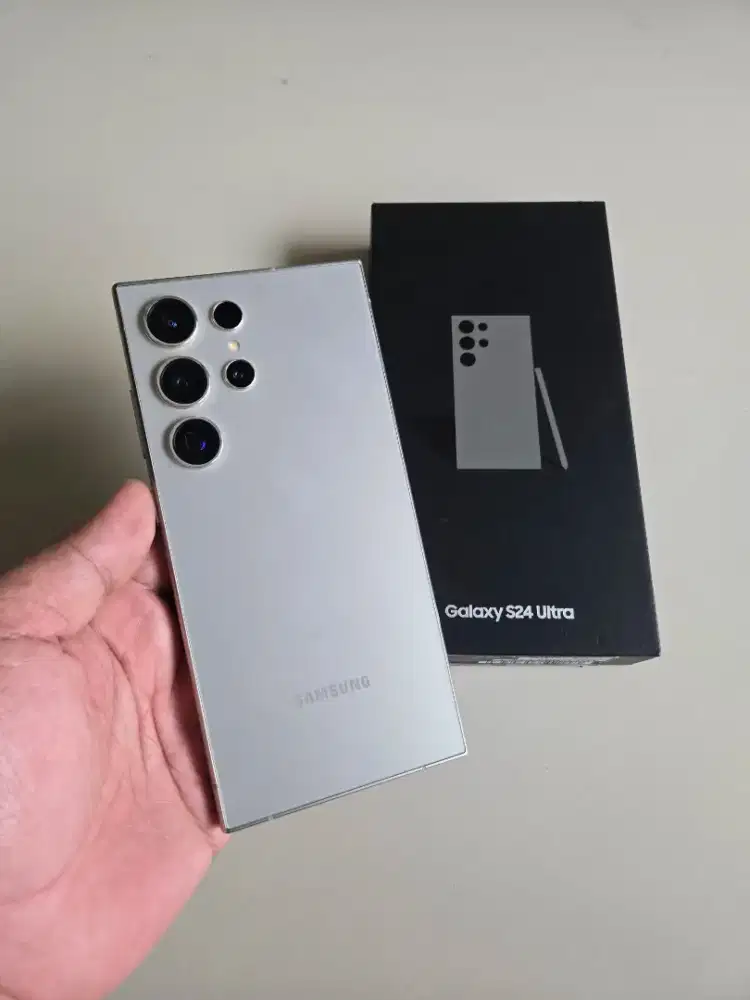 Samsung S24 Ultra 5G 12/256 SEIN Resmi Indo Fullset Normal Mulus Murah