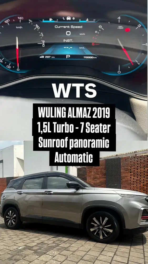 WULING ALMAZ 2019 TURBO 1,5 exclusive 7 SEATER