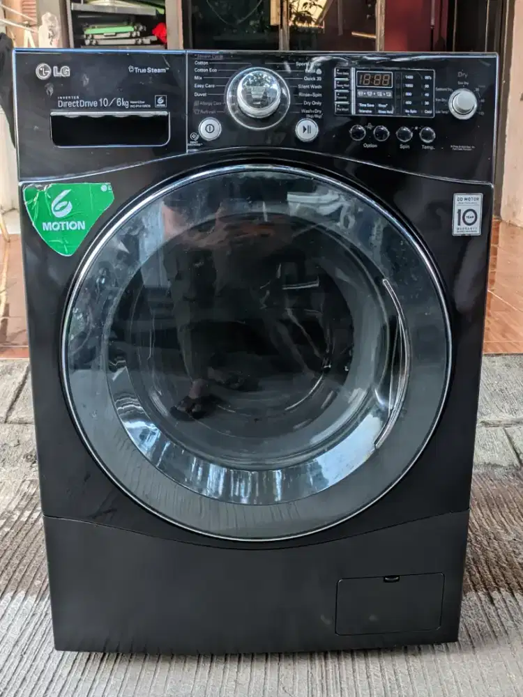 Mesin cuci LG true steam 10/6kg