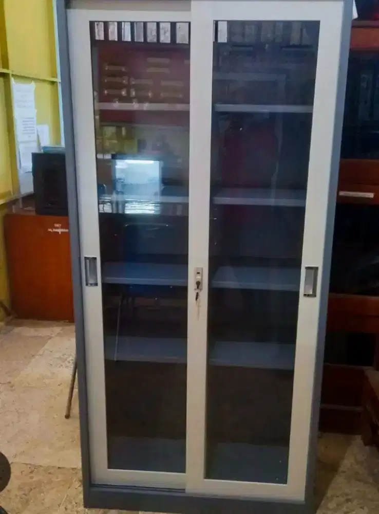 Lemari Arsip Sleding Pintu Geser  Baru Harga Termasuk Ongkir Pasang