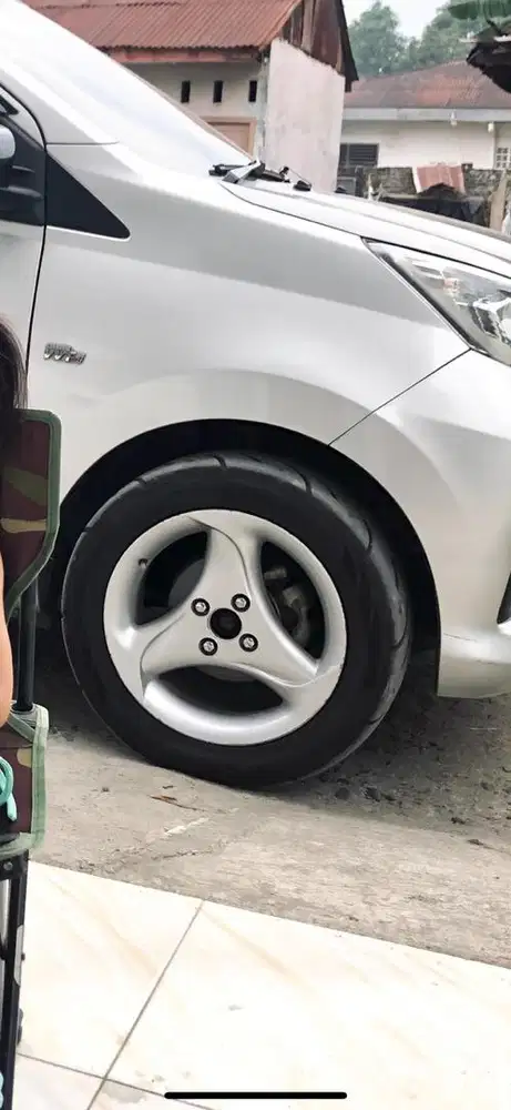 Velg 3 spoke ring 15 pcd 100 cocok untuk calya,brio,agya,jazz,sigra