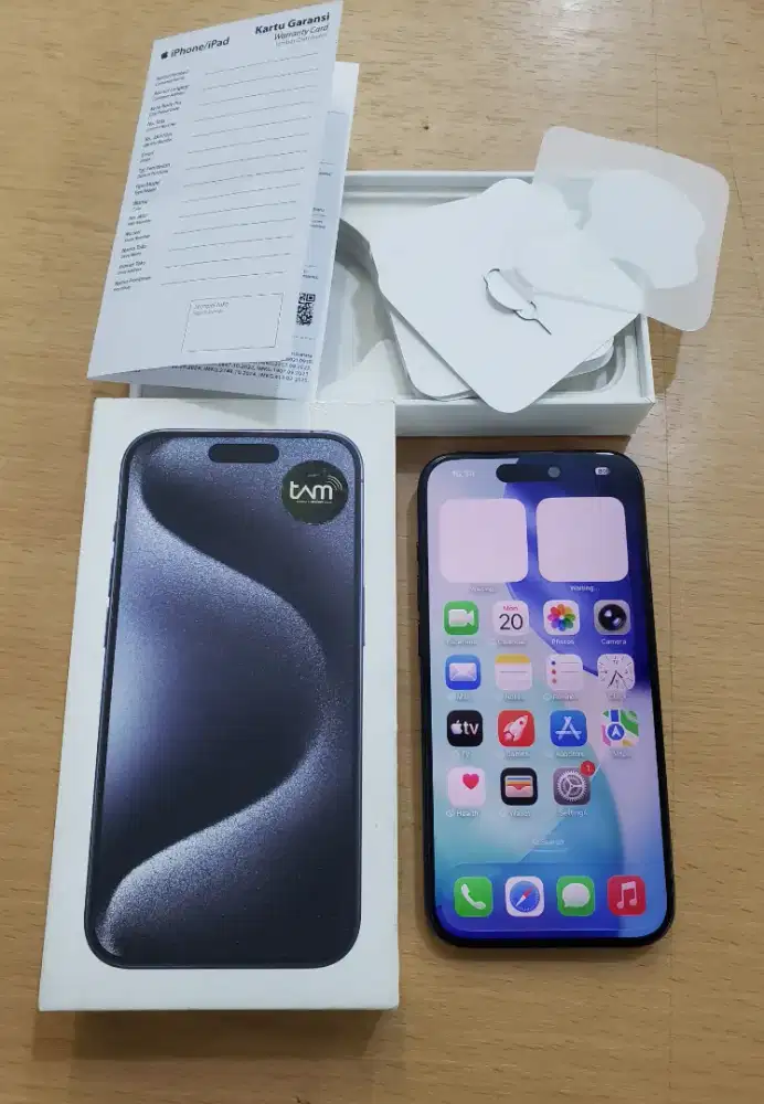 iPhone 15 Pro 512GB Blue Titanium iBox PA