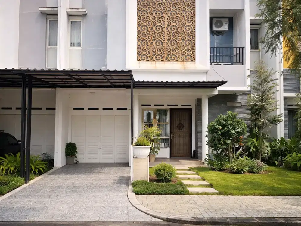 Rumah Lebar 9 Full Furnished Cluster Darwin, Scientia Residence, Gading Serpong