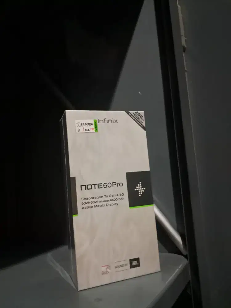 Harga miring INFINIX NOTE 60 PRO 8+8/256 new