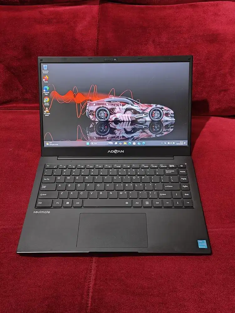 Laptop Slim Kekinian ADVAN SOULMATE Intel N4020/4GB/128GB/Fullset