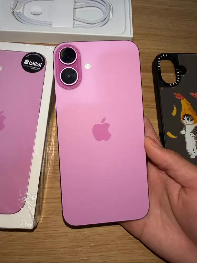 iPhone 16 Plus 128GB Pink Garansi Resmi iBox