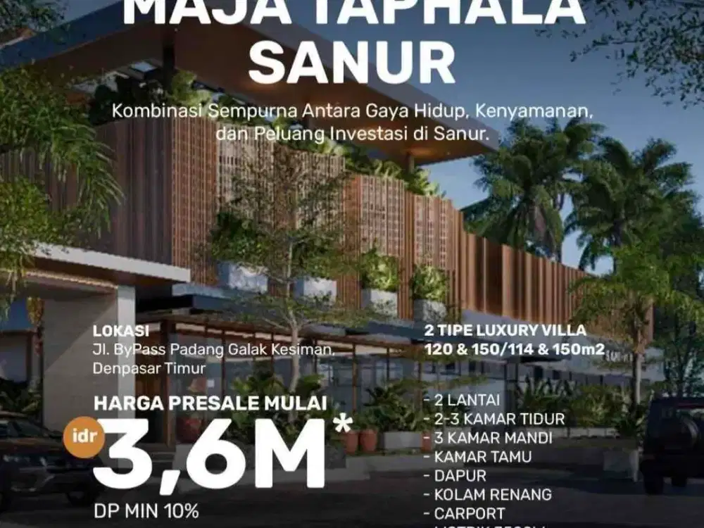 Villa Premium Maja Taphala Sanur