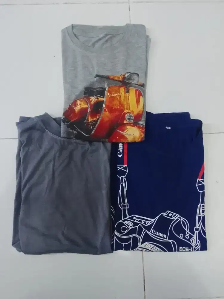 Jual Murah 3 Lembar kaos Pria