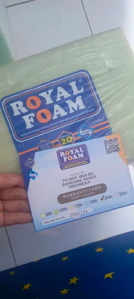 Royal Foam Garansi 20Tahun
