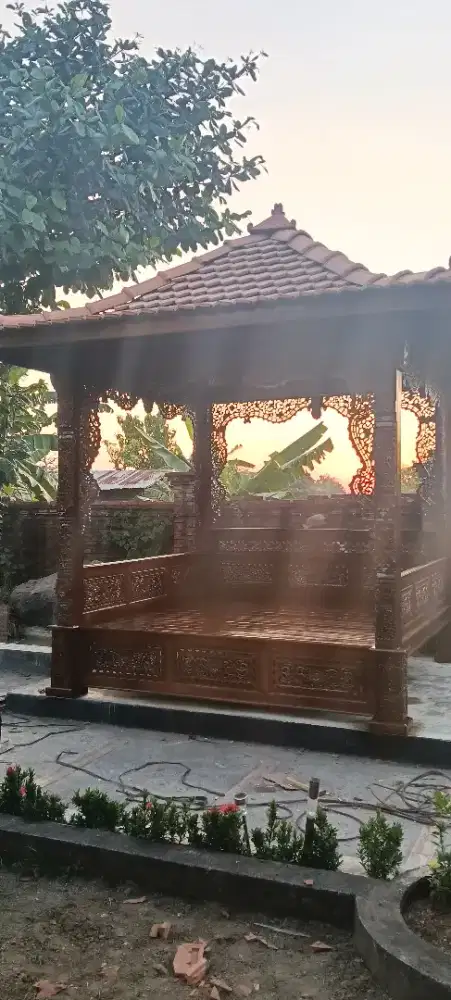 Gazebo jati 2,5mtr x 2,5mtr