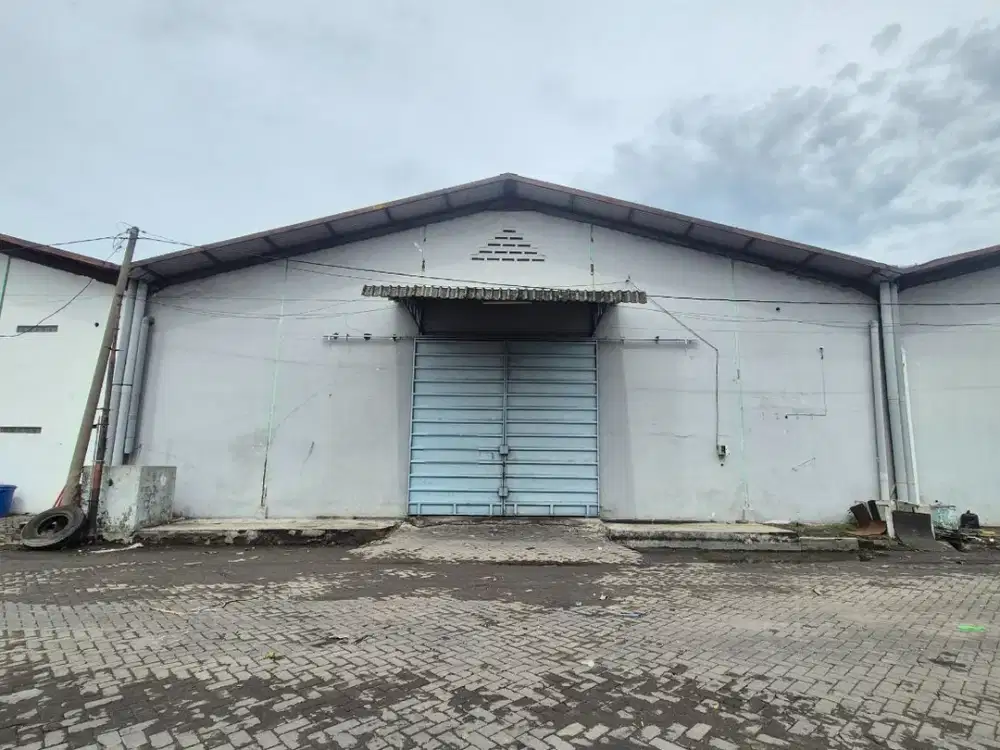 DIJUAL GUDANG MARGOMULYO ANGTROPOLIS SURABAYA LANGKAH BEBAS BANJIR ROW JALAN 25M