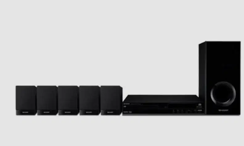 Dvd sharp beserta speaker