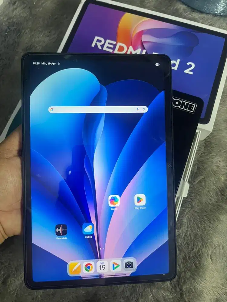 Redmi pad 2 4/128 fullset garansi aktif, banyak bonus