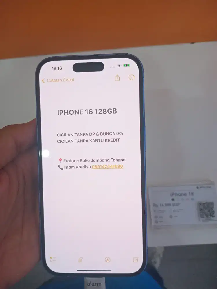 IPHONE 16 128GB Cicilan Tanpa DP