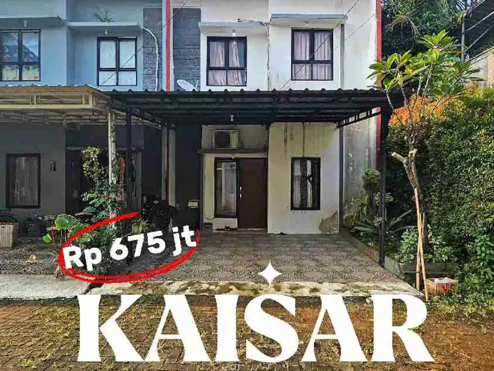 dijual murah rumah 2 lantai di kaisar serpong kondisi Furnished
