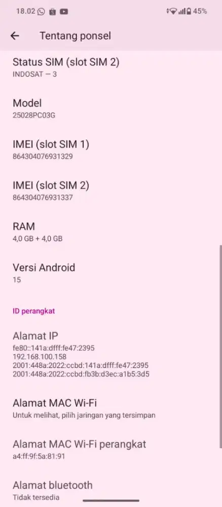 Poco C71 Jarang Pakai