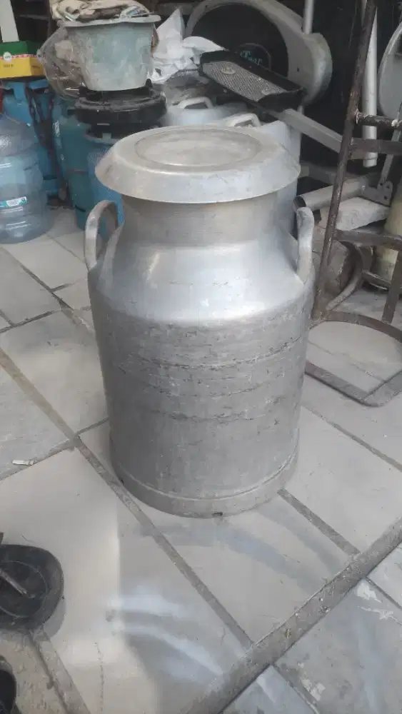 TONG KALENG SUSU ALUMUNIUM TEBAL