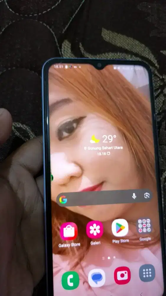 Jual hp Samsung  galaxy a23 ram 6/128 bisa  NFC minum kayak di foto