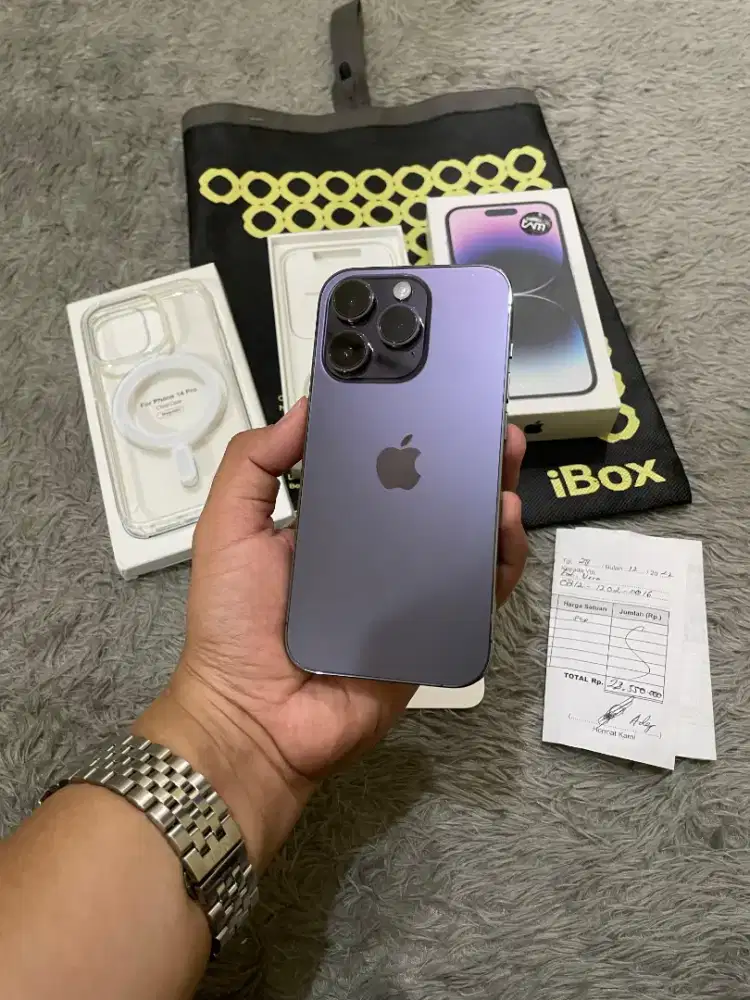 iPhone 14 Pro 256GB iBox Fullset ORI! No.minus