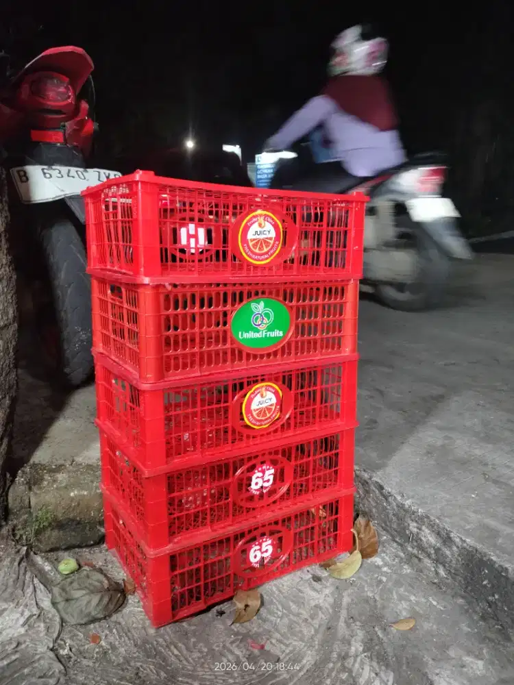 Keranjng bekas jeruk santang