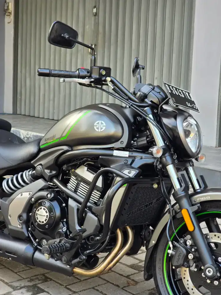 Moge Cruiser Kawasaki Vulcab 650 th 2022 Pmk Km4rb Like New Siap Gas