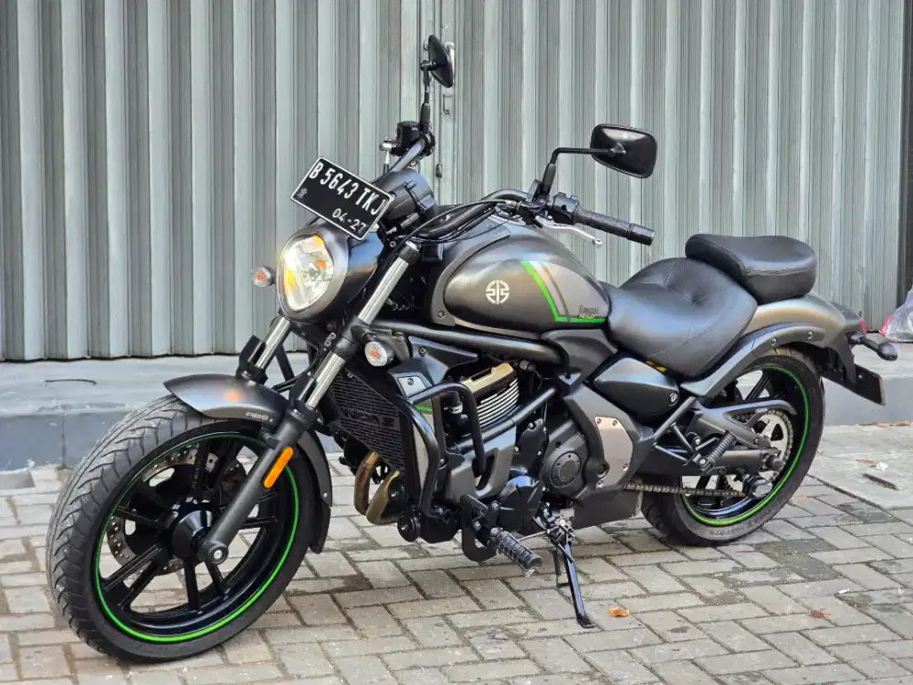 Moge Cruiser Kawasaki Vulcan 650 th 2022 Pmk Km4rb Like New Siap Gas