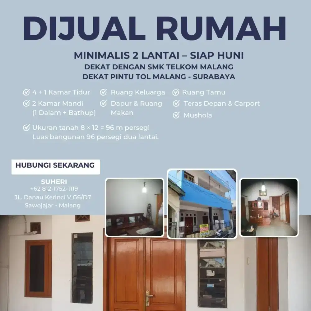 rumah siap huni sawojajar 1