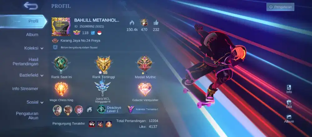 Akun ml kolektor ternama 1