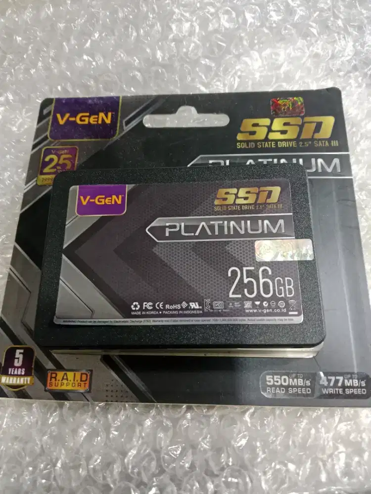 SSD V-Gen Platinum 256Gb Original