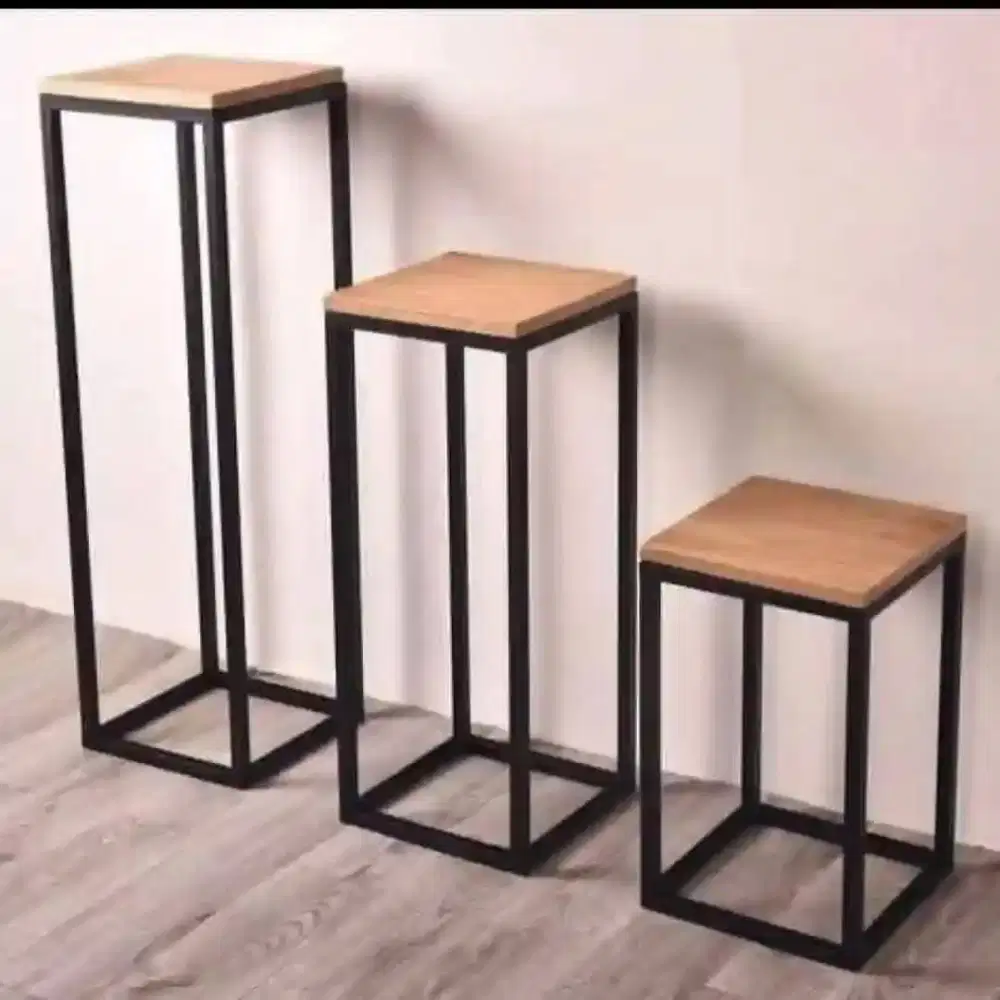 Kursi meja rak dari besi hollow