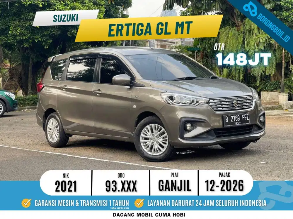 Pajak full panjang Suzuki Ertiga GL MT 2021