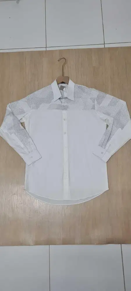 Kemeja putih pria premium, kemeja putih lengan panjang, kemeja variasi