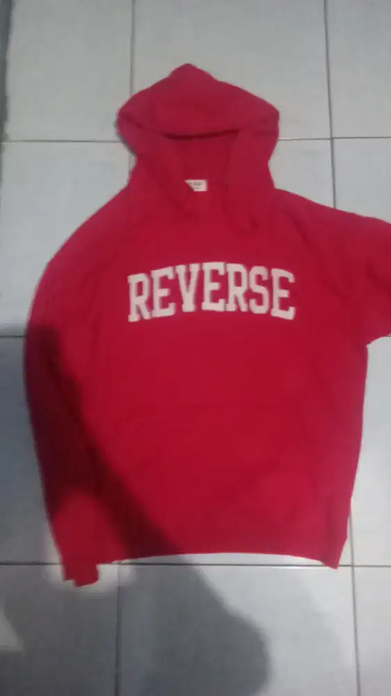 Hoodie reverse no minus