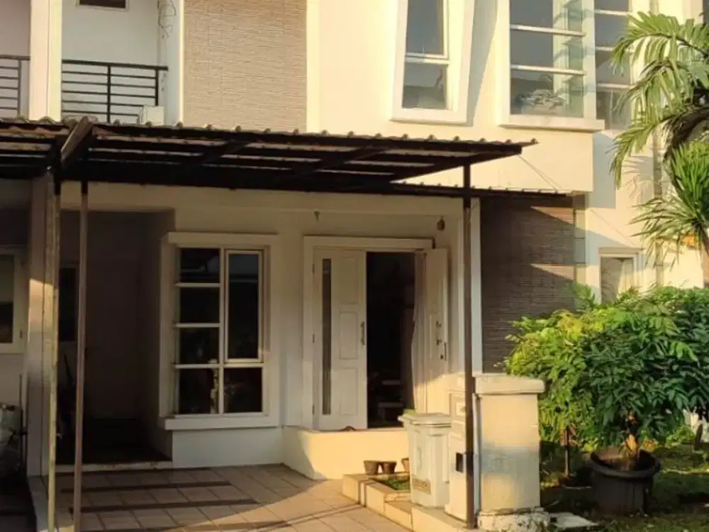 Dijual Rumah 2 Lantai Cluster Fluorite Gading Serpong 3KT SHM Semi Furnished