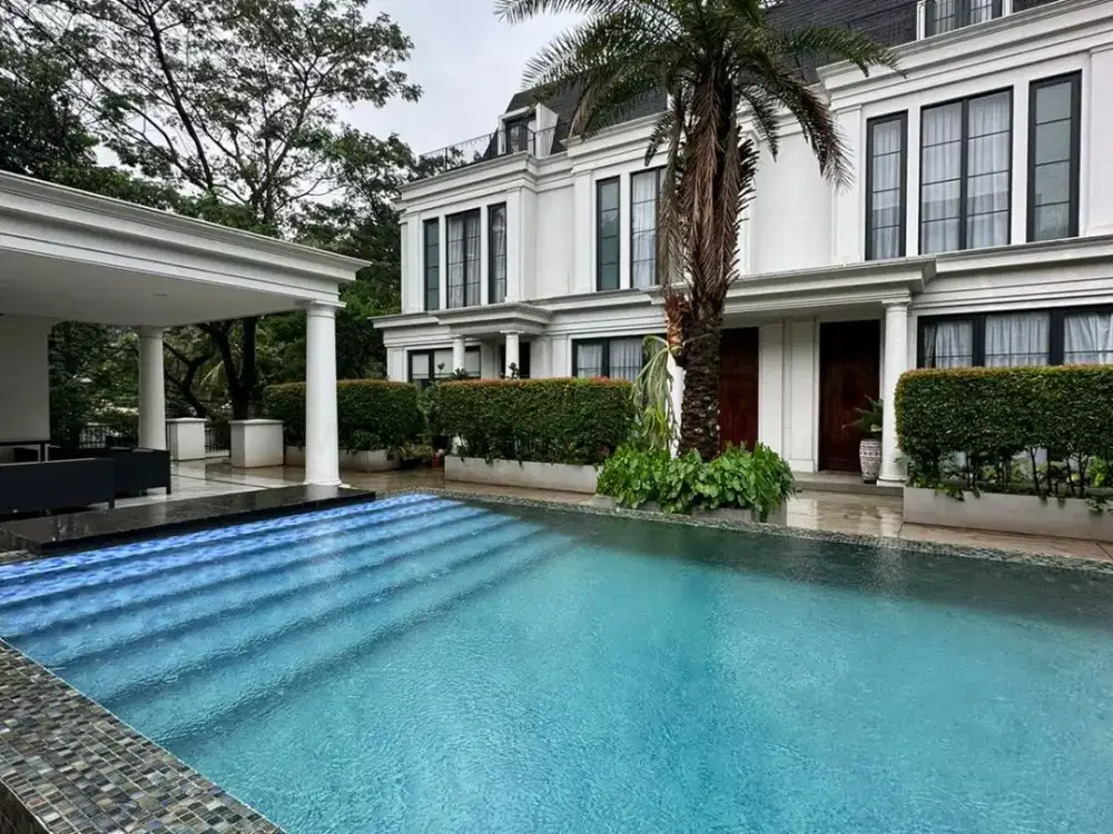 DIJUAL RUMAH MEWAH KEMANG HERITAGE – SPESIFIKASI PREMIUM, MATERIAL HIGH-END, PRIVATE LIFT & SMART FEATURES