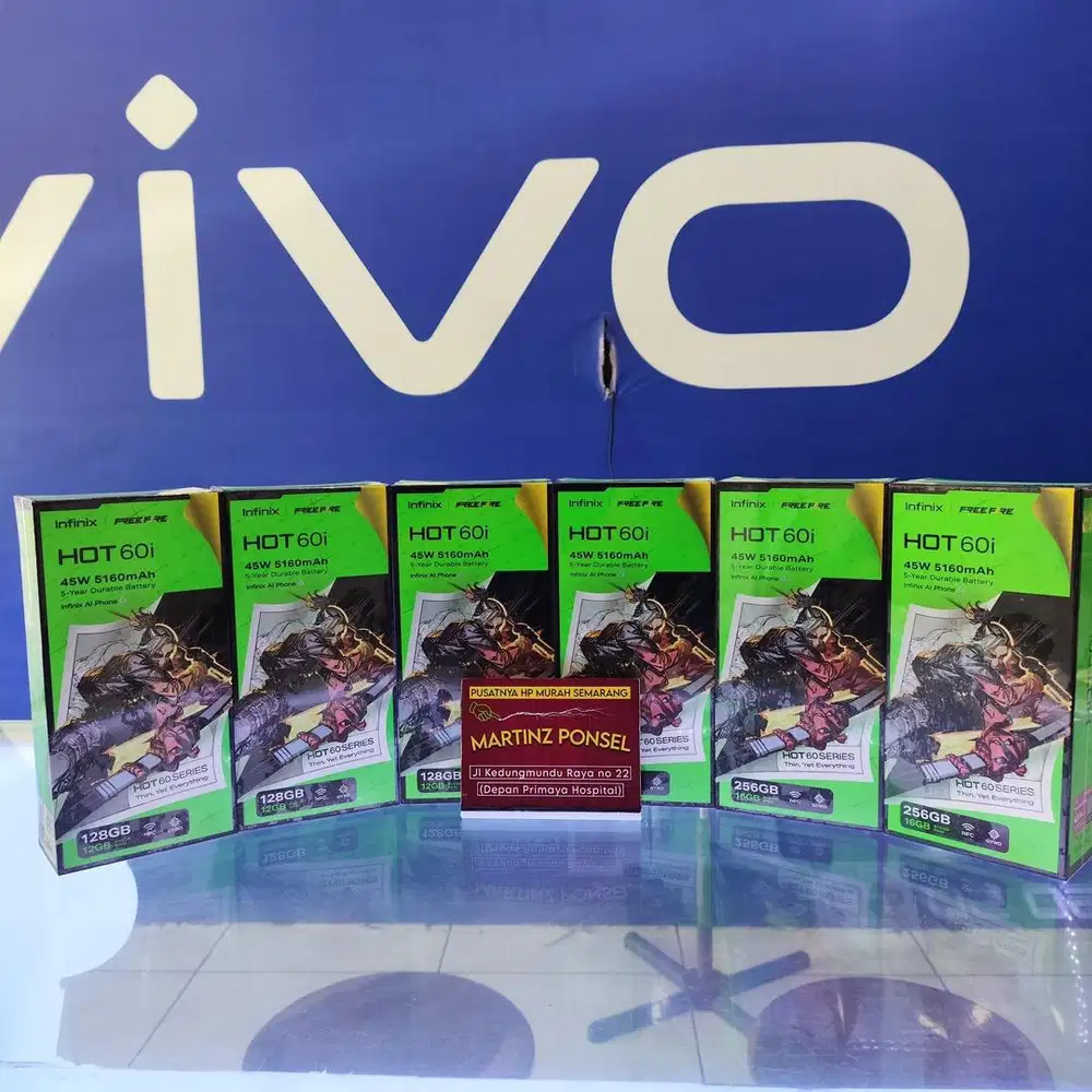 INFINIX HOT 60i 6/128 ,8/256 GB NEW
