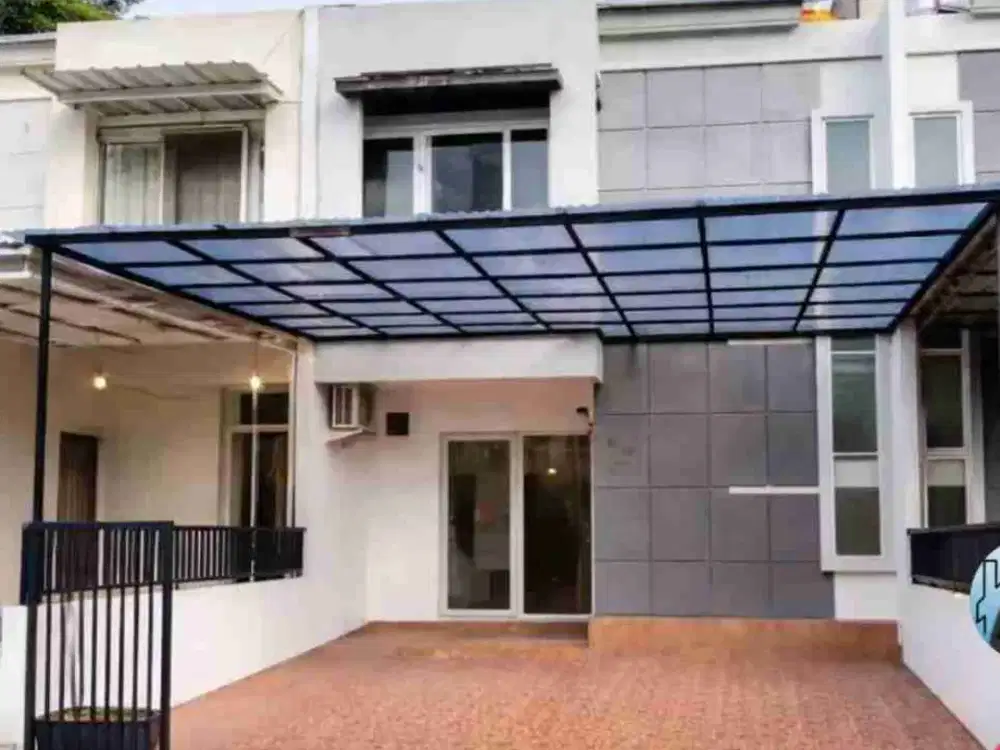 Dijual murah rumah 2,5lt 6x 12,5 m2 di Golden Palm Residences ada 3 kt 2 km semi furniture, carport 2 mobil, 
shm barat laut, pintu timur laut,nego