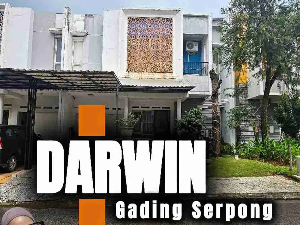 rumah di jual di gading serpong cluster darwin