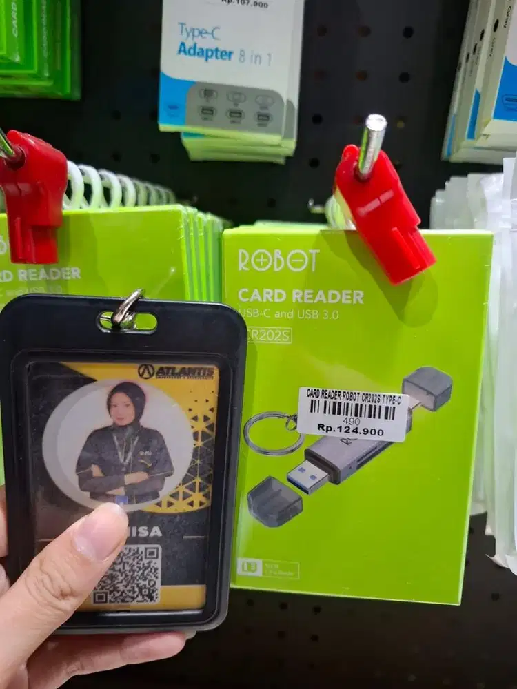 CARD READER ROBOT CR202S TYPE C | ATLANTIS DAHSYAT