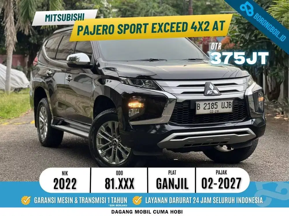 PAJERO EXCEED AT 2022 HITAM FAVORIT