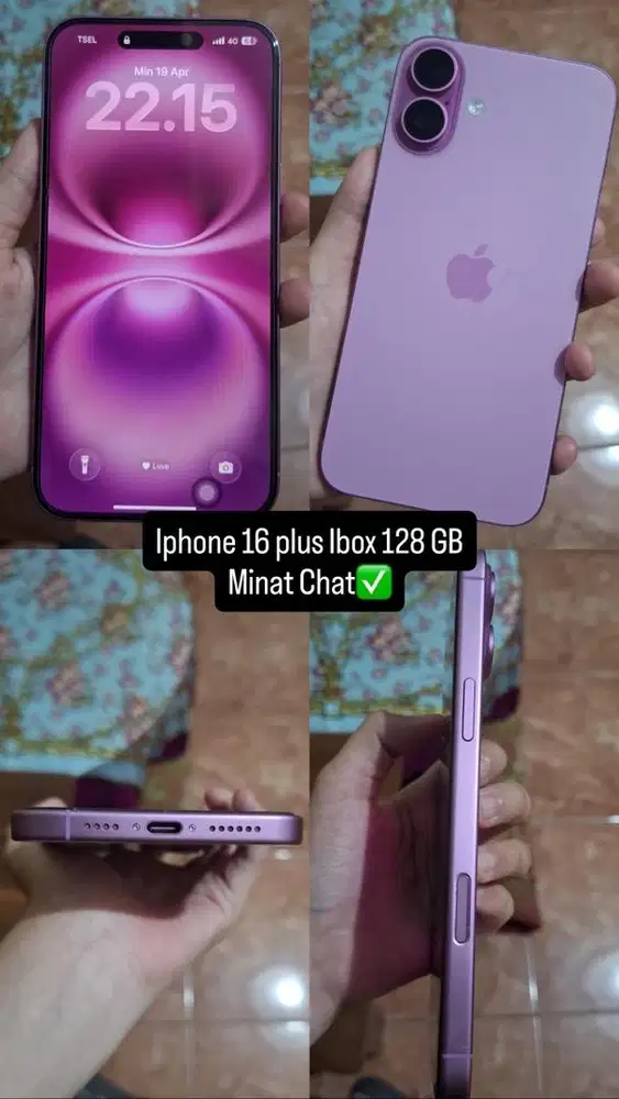 IPhone 16 Plus 128GB PINK