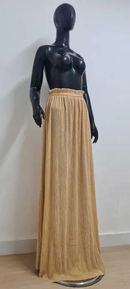 Rok plits gold premium, rok plits yellow premium, rok aesthetic