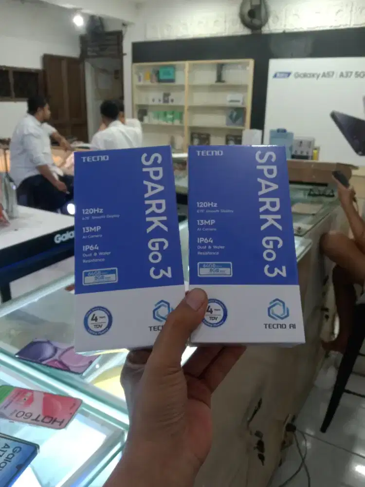 Fast respon WA Tecno Spark GO3 4+4/64 Garansi resmi 13bln