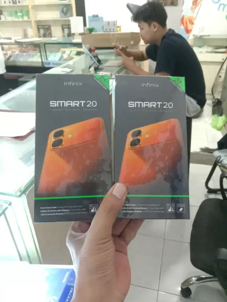Fast respon WA Infinix Smart 20 4+4/64 Garansi resmi 1thn
