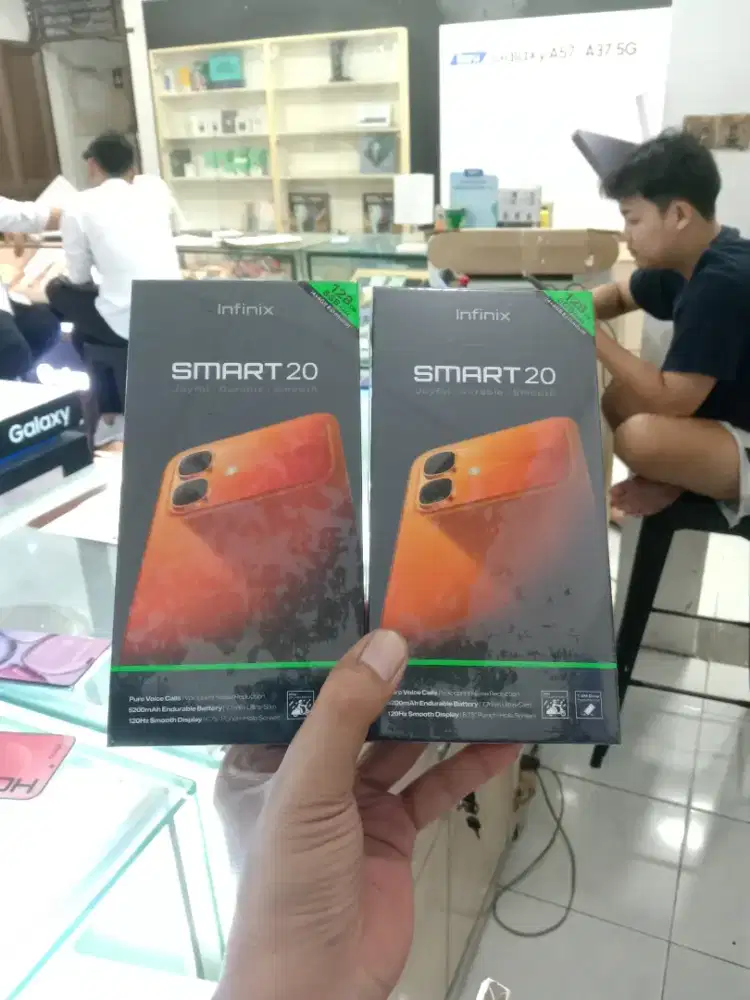Fast respon WA Infinix Smart 20 4+4/128 Garansi resmi 1thn