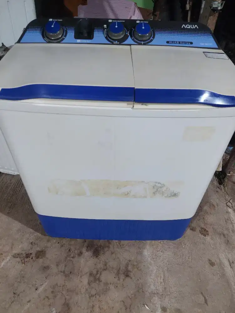 Mesin Cuci Aqua 8,5kg Normal semua tinggal langsung pakai aja