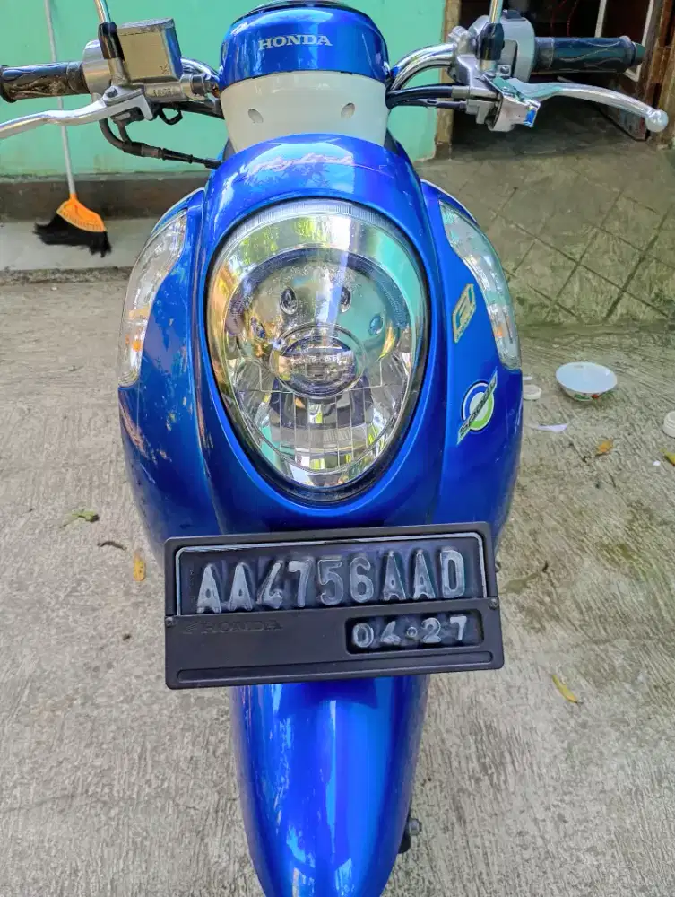 Scoopy 2015 ori biru putih