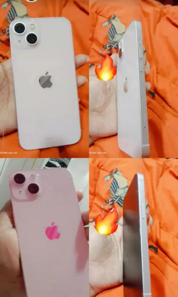 Iphone 13, 128 warna pink.